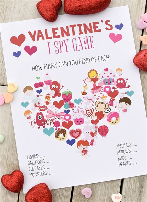 Valentine S Day Printable Games